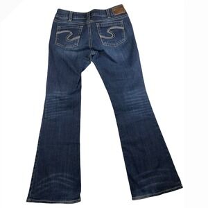 Silver Jeans Co Suki Mid Rise Bootcut Dark Wash‎ Denim Jeans Women's Size 30x32